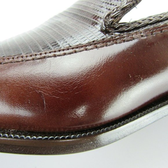 Belvedere Fusion Lizard Skin Mens Dress Shoes main image 10